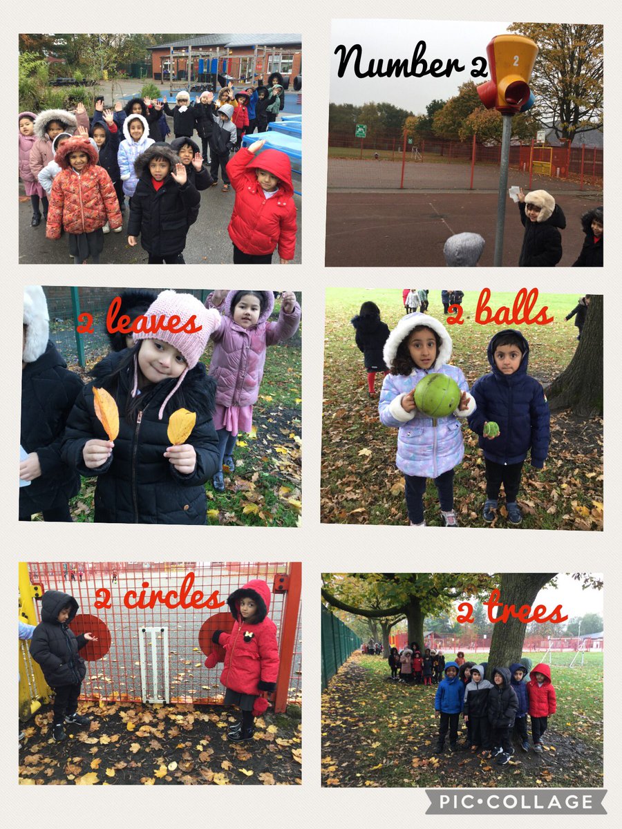 MrsBegum2's tweet photo. Maths in the environment is so much fun! On our walk Yellow team looked for the number ‘2’ and look what we found! 
@MrsBegum2 @RecBps @MrsChoudhury149 @MissChick14 https://t.co/WOwIVAD2oX