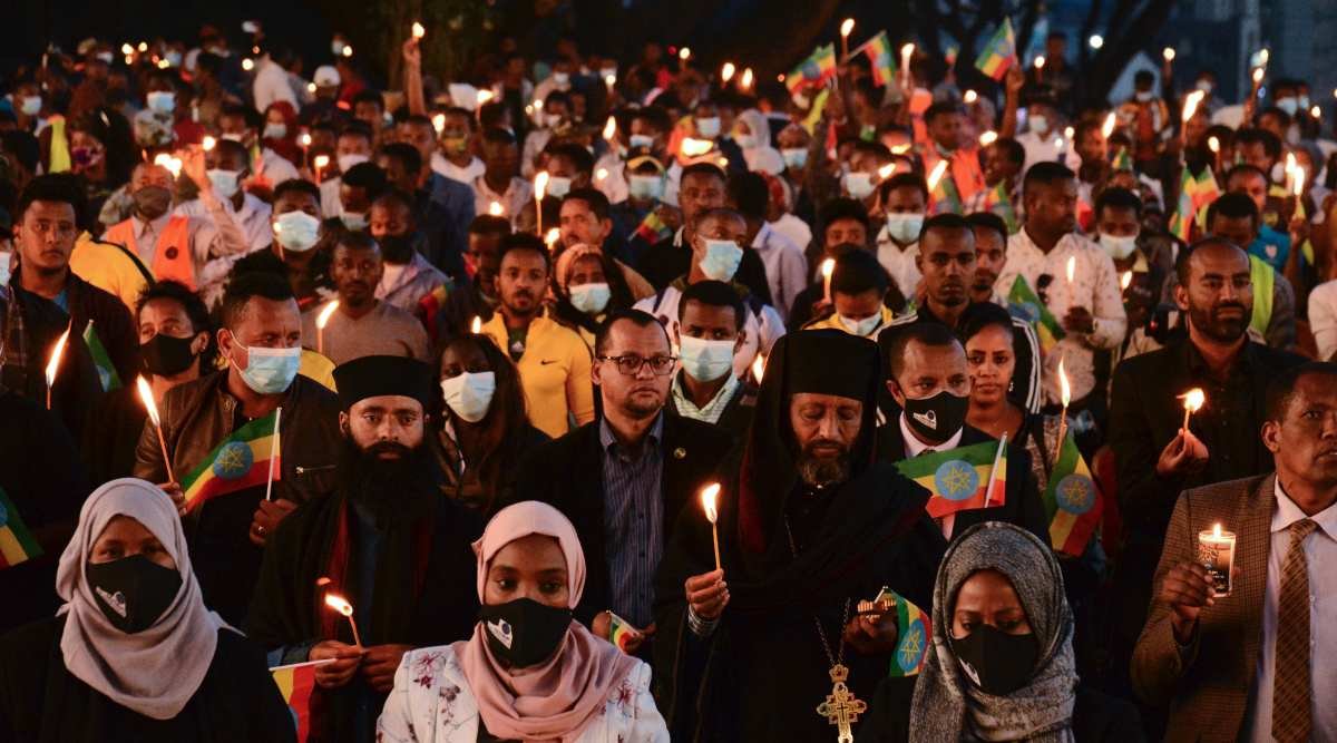 mediaindiagroup's tweet photo. #UN Security Council calls for end to #Ethiopia hostilities as #Tigray forces made advances to the capital this week. #US special envoy for the Horn of Africa, Jeffrey Feltman, arrived in Addis Ababa to press for a halt to military operations and a start to ceasefire talks. #MIG https://t.co/9X2uORKFh3