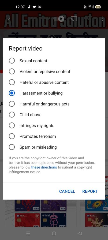 AjayBanasya's tweet photo. @TeamYouTube @YouTubeIndia 
I have made sure that my video does not violate any cyberbullying policy policy of YouTube, someone intentionally submitted a fake report on my video please solve my problem
https://t.co/mUNoOO9YHL https://t.co/puZyfNfsSf