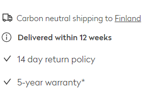 luhtaville's tweet photo. Hi @Fairphone👋 I just recently learned about your newest model Fairphone 4 and it seems awesome. I went to your store to check the price and when I could get it and was greeted with this "delivered within 12 weeks" !?! Is this really the best estimate you can give me? https://t.co/ugURdT564I