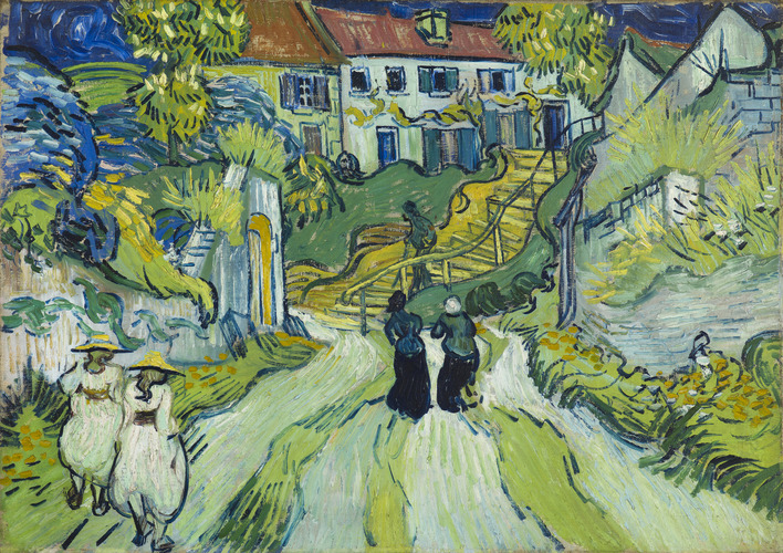 Vincent van Gogh, Stairway at Auvers, July 1890 slam.org/collection/obj… #museumarchive #stlartmuseum