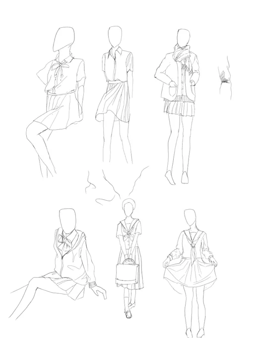 素体下書き3分、本書き5分かかる
合わせて5分くらいで描けるレベルにはなりたいね 遅い 