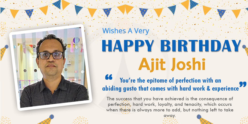 Opal_Infotech's tweet photo. “You’re the epitome of perfection with an abiding gusto that comes with hard work &amp; experience”

Opal Infotech Wishes a Very Happy Birthday to Ajit Joshi

#OpalInfotech #BirthdayWishes #Wishes #Birthday #LifeAtOpal #Celebration #BirthdayCelebration https://t.co/REpXx4SO8m