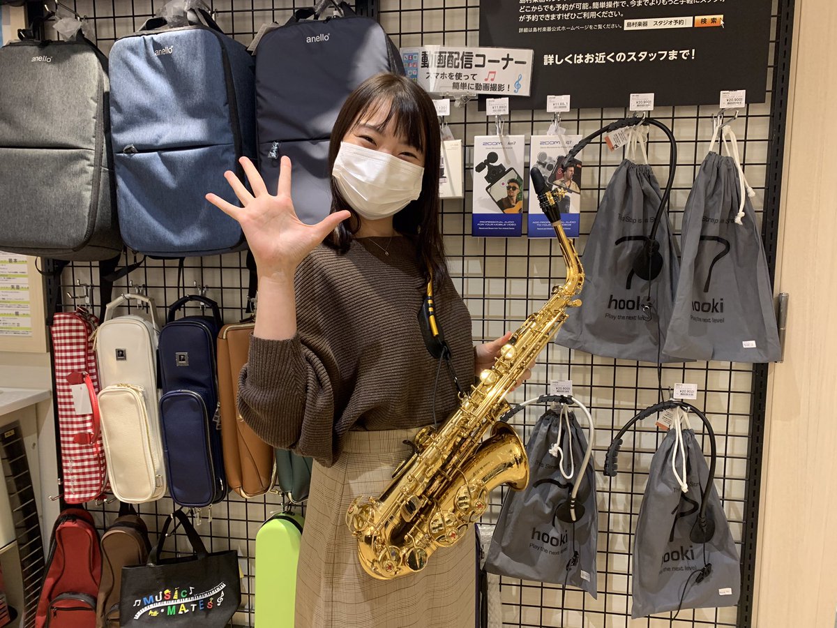 hooki サックスストラップ Msize（BG ゼン・レザー・ヨーク ストラップ 