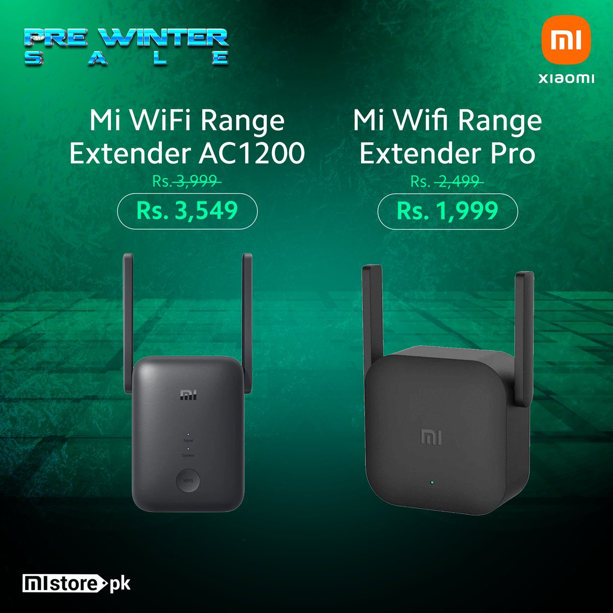 MistorePk's tweet photo. Watch-out for amazing discounts on Charging & Gear category of Xiaomi Eco-Products at #PreWinterSale.
Hurry up, Sale will only last till 7th Nov.
Shop at: https://t.co/IRGPdIAqOU
#WinterIsComing https://t.co/ci7HiSbNNj