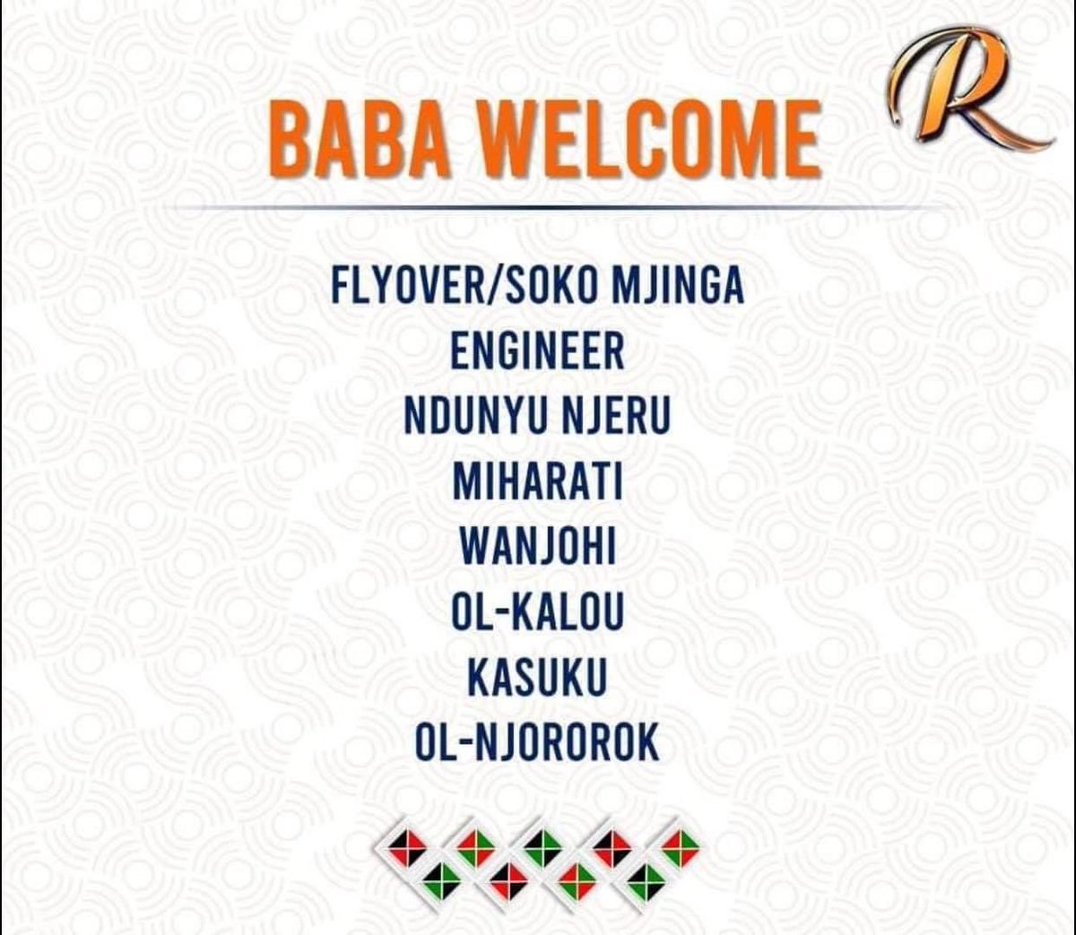 Baba the 5th will be in Nyandarua today, as he continues climbing the mountain. We are by his side in this endeavor, and we truly believe #Inawezekana

#Nokuhotekeke
#BabaWhileYouWereAway