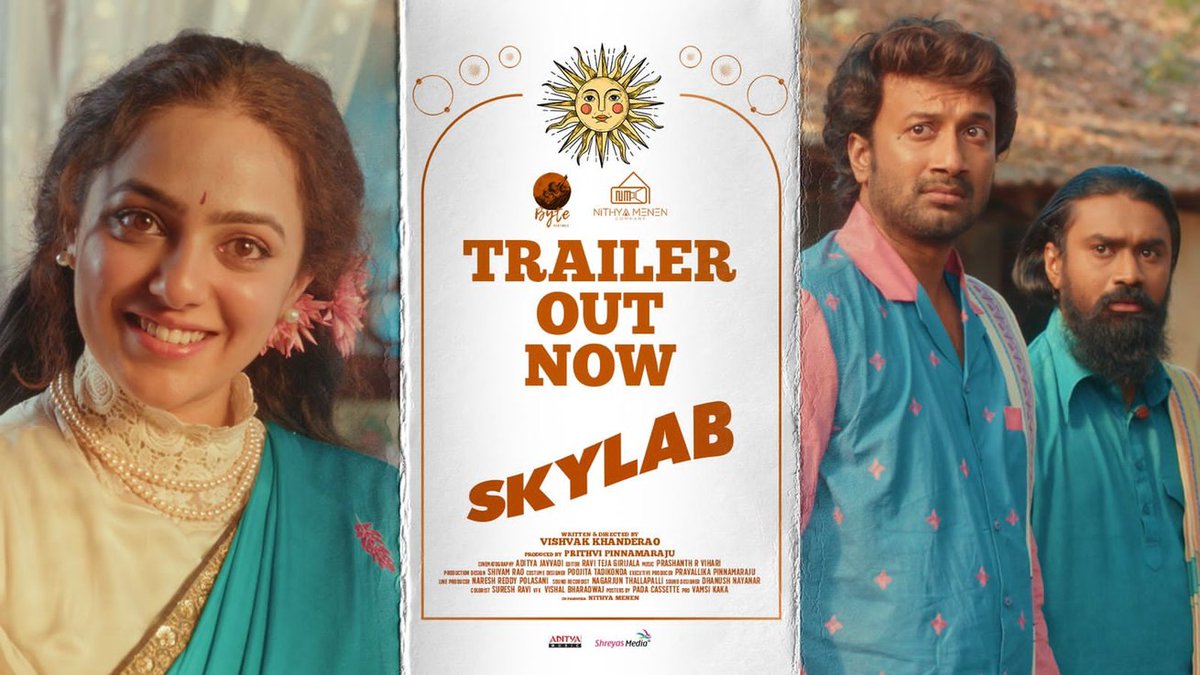 #SkylabTrailer is  OUT NOW ✨

youtu.be/azzCrEeTVs4

#SKYLAB 🛰️
@MenenNithya @ActorSatyaDev @eyrahul @VishvakKhander1 @prashanthvihari @Prithvi_sp  @bytefeatures #NithyaMenenCompany