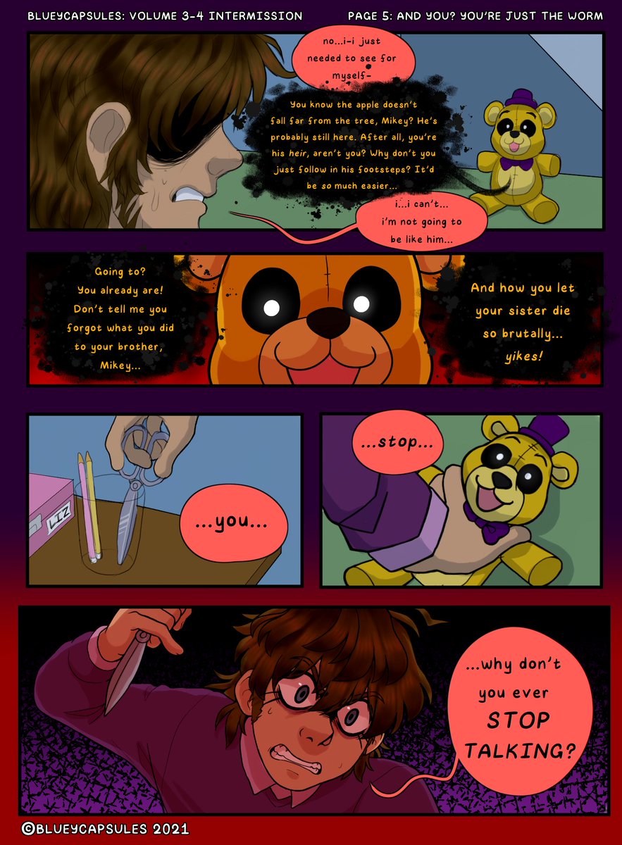 Blueycapsules FNAF comic dub (part 4) 