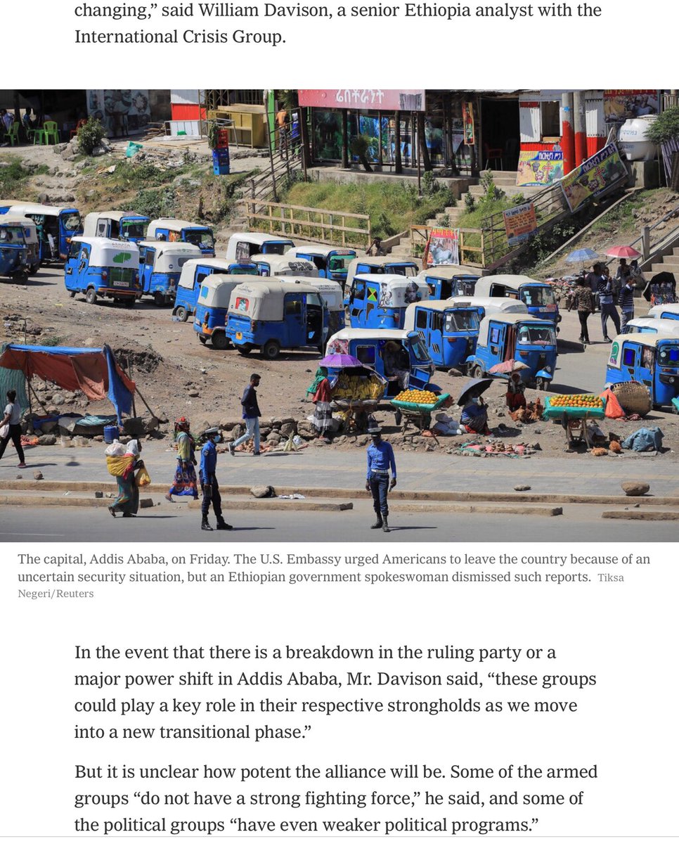 DonaldBKipkorir's tweet photo. When writing about the ongoing war in Ethiopia, The New York Times  uses these Tuk-tuk cars instead of these gleaming buildings for their picture of Addis Ababa. This is a subtle portrayal of Africa as backward &amp; not worth stopping the war. https://t.co/W7lsH2iHd7