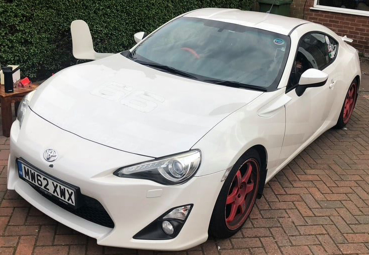 DextersTechLab's tweet photo. Stolen this morning from South Manchester, UK! The perps broke in to get the keys for my white Toyota GT86 (MW62 XWX) this morning. It's a very recognisable car! If you have any information relating to it's theft, please DM me and  please Retweet! https://t.co/aW5hFFKHUt