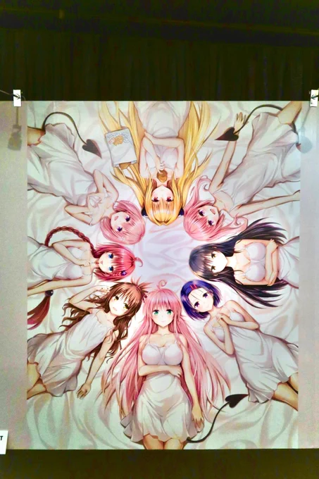 撮影可能ポイントの、展示会用書き下ろし絵のやつ 
