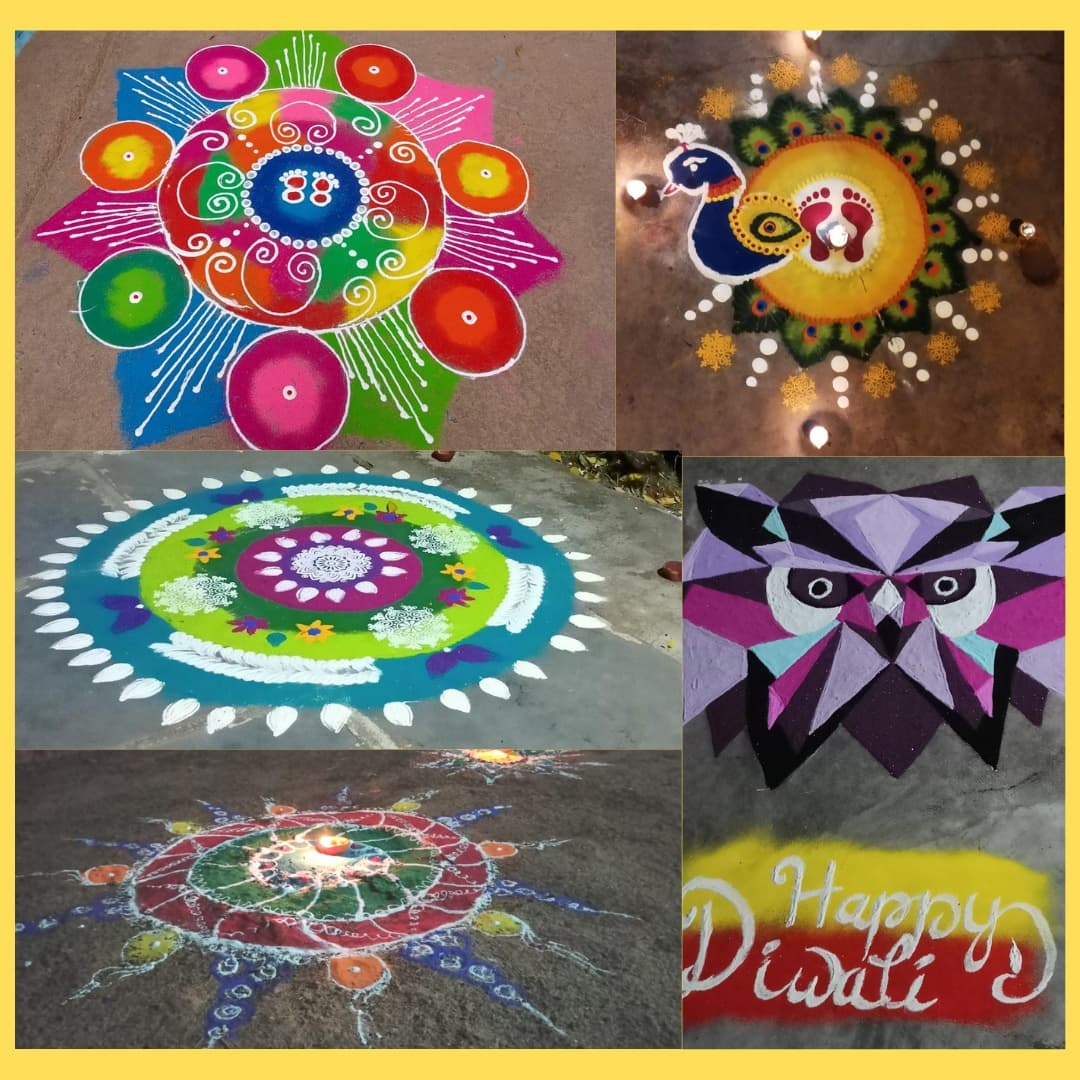 opincocommunity's tweet photo. The beauty of Diwali is in the rangoli✨
This is how OpInCo members celebrated Diwali ft their beautiful rangoli.😍
OpInCo isn't just a community it's a family❣️

#Diwali2021 #Rangoli #DiwaliCelebration #OpInCo #community https://t.co/Gi69iG5mPL