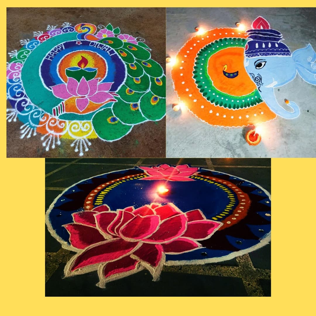 opincocommunity's tweet photo. The beauty of Diwali is in the rangoli✨
This is how OpInCo members celebrated Diwali ft their beautiful rangoli.😍
OpInCo isn't just a community it's a family❣️

#Diwali2021 #Rangoli #DiwaliCelebration #OpInCo #community https://t.co/Gi69iG5mPL