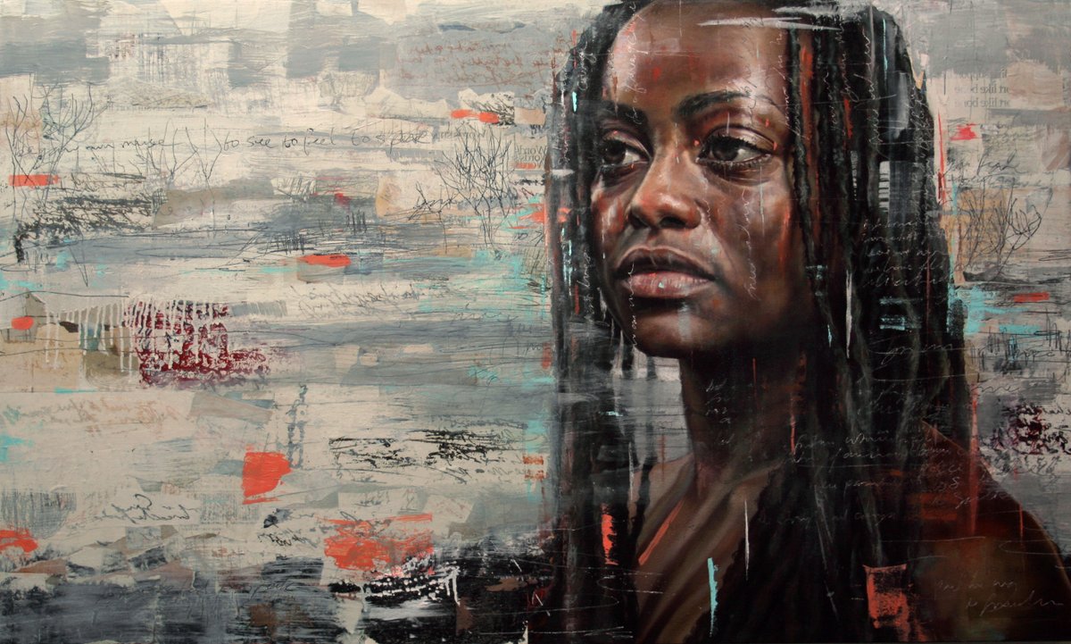 ToniCogdell's tweet photo. In This Stillness. 

Acrylic, Collage and Oil on canvas, 100cmx60cm. Available. 

#art #painting #oilpainting #artcollector #bristolart #paintingoftheday https://t.co/R6uEQbE392