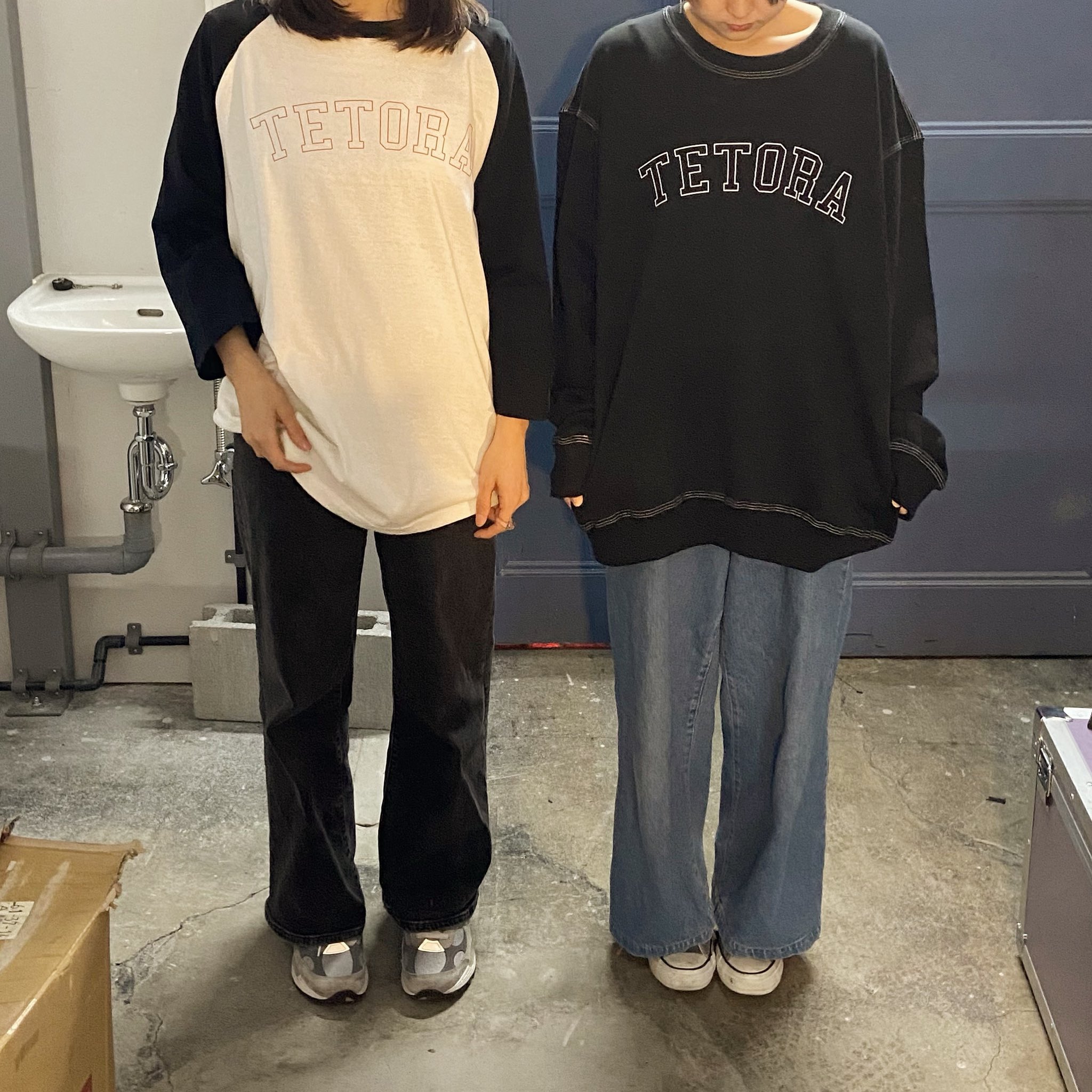 カレッジTETORA ステッチスウェット