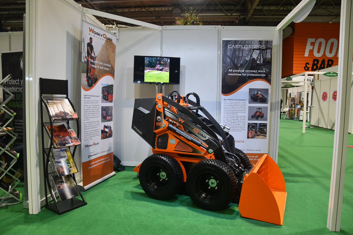 GemPlantSales's tweet photo. The @CastGroup Worky-Quad on display @LandscapeEvent at the @thenec this week - For full information on these great compact labour saving machines please call 01622-910074 or email: sales@gemplant.co.uk https://t.co/8md1eLNUbT
