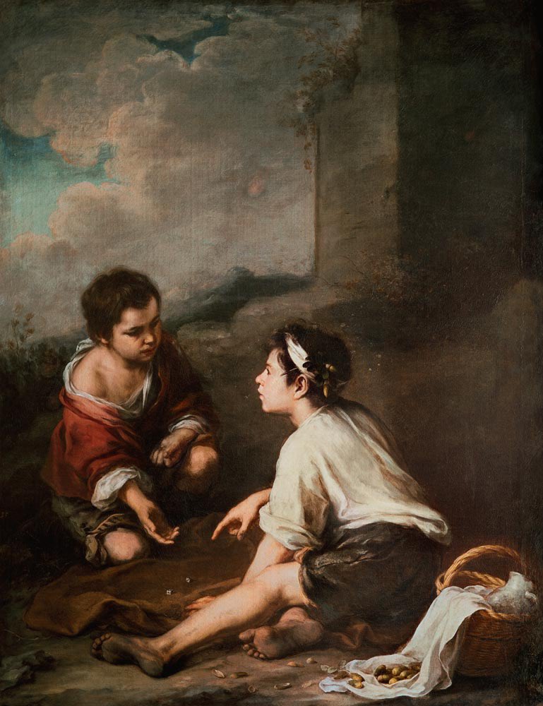 I bambini che pensano negli occhi hanno l' inverno, il lungo inverno. Soli s' appoggiano ai ginocchi per vedere dentro lo sguardo illuminarsi il sole. (Alfonso Gatto) 🎨Murillo #InUnoSguardo a #SalaLettura @SalaLettura