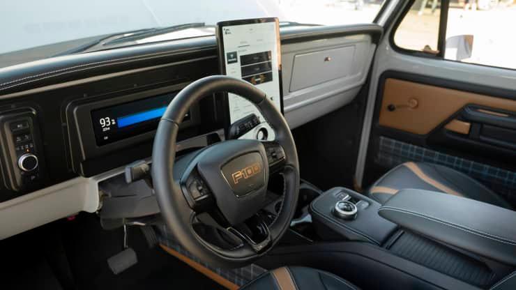 CNBC's tweet photo. Ford's new custom electric pickup truck is a blast from the past — take a look. https://t.co/NtaVyrvpuN https://t.co/ho84pjdYRT