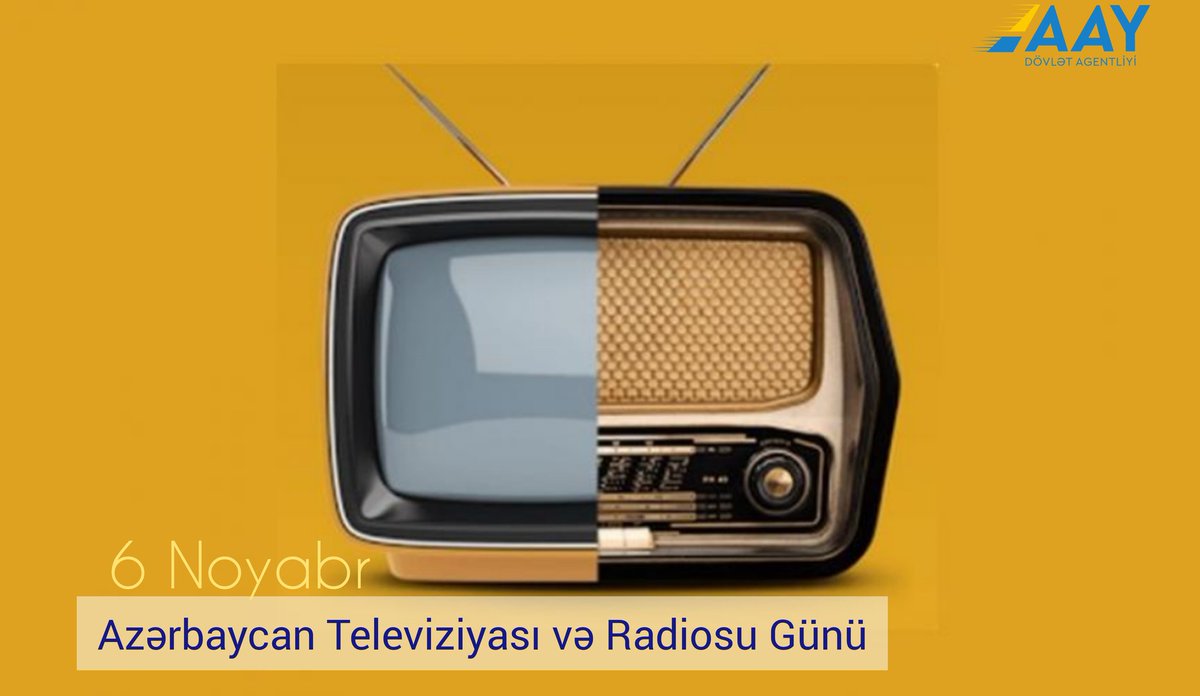 🎙️6 noyabr – Azərbaycan Televiziyası və Radiosu Günüdür. 

📺📻 Bütün televiziya və radio əməkdaşlarını təbrik edir, onlara yaradıcılıq yollarında yeni uğurlar arzulayırıq! 

🔊Səsiniz hər zaman uzaqlardan gəlsin! 

#AzərbaycanTeleviziyası
#MilliTeleviziyaVəRadioGünü