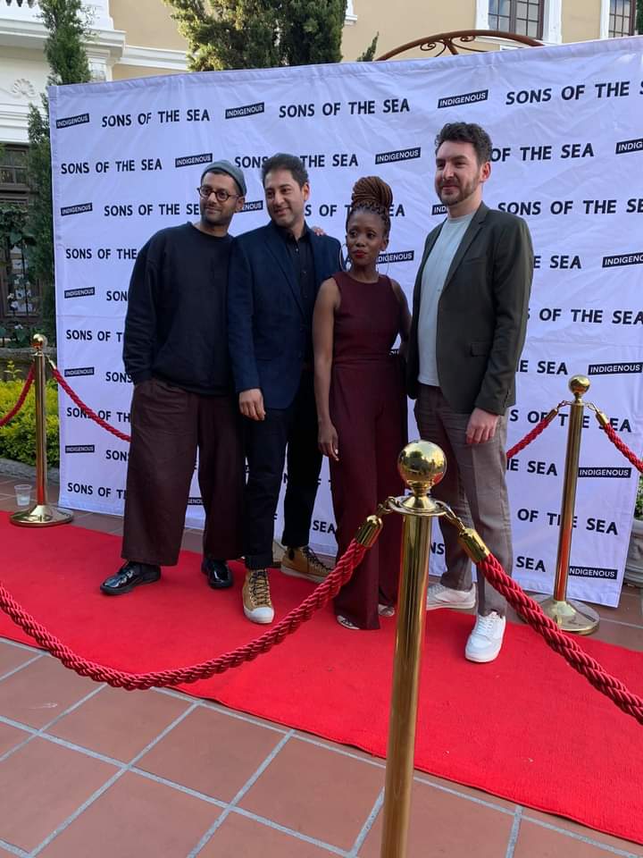 Iproducersorg's tweet photo. Congratulations IPO member Khosie Dali⁩ from Miss K Productions - Sons of the Sea Movie 2021 premiere at Labia Theatre https://t.co/oRg7xWD4UA
