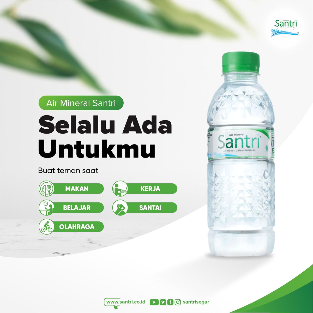 SantriSegar's tweet photo. Mau ngapain aja yg jelas Air Mineral Santri tetap bisa jadi teman setiamu loh.

Selama ada Air Mineral Santri, hari-harimu nggak bakalan kesepian dan terus semangat dalam kesegaran.

#AirMineralSantri #AirSantri #MineralMurni https://t.co/L0qc0VC9V4