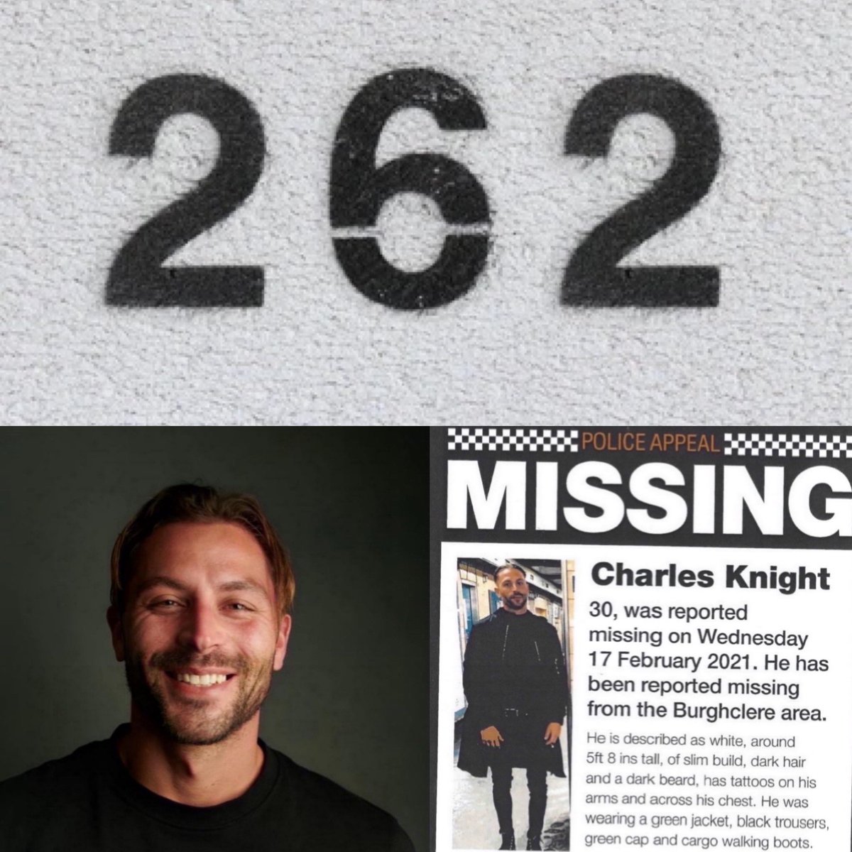 WendyThorpeUK's tweet image. 262 days with no news about Charlie, please be vigilant he must be somewhere keep sharing and caring and let’s bring Charlie home #missingperson #findcharlieknight #YouAreLoved