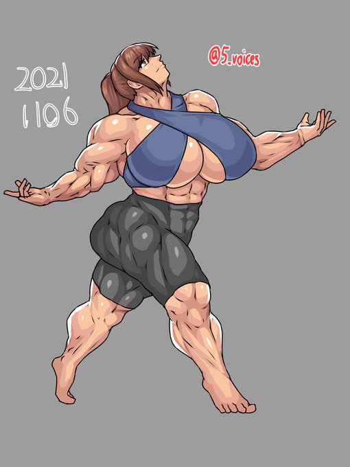 ボディビル模写。 