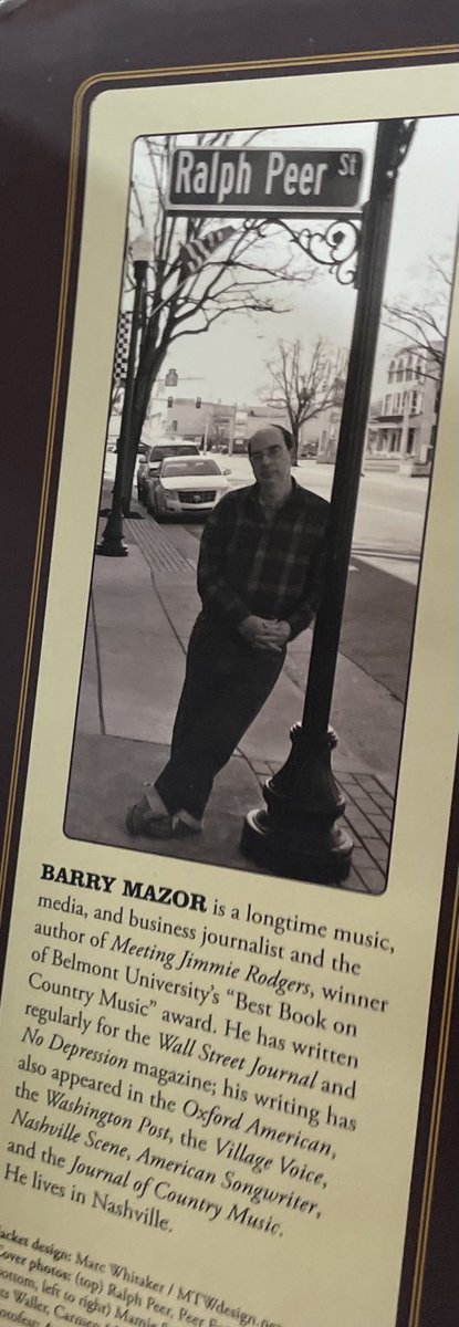 FrankMalfitano's tweet photo. BOOK OF THE DAY: Much praised 2014 #biography of important figure in 20th Century #AmericanMusic who as A&R man & music publisher propelled careers of #JimmieRodgers #TheCarterFamily #LouisArmstrong etc #RalphPeer #RootsMusic #Americana #CountryMusic #Jazz #BarryMazor #nonfiction https://t.co/jbaeGzZBEt