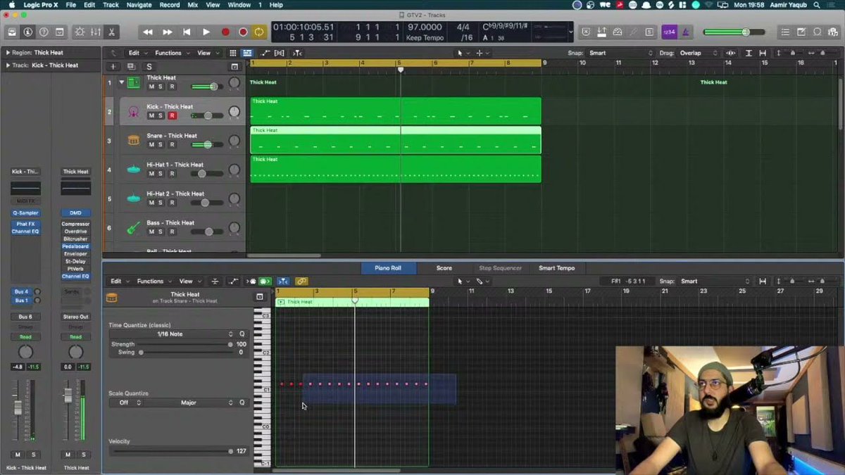 garnishmusic's tweet image. Aamir Yaqub shows us how to separate out parts in Drum Machine Designer, so he can achieve maximum flexibility and control, by, for example, applying different Logic and 3rd party processing to each individual parts. youtu.be/K7m1TK-hf4I #drummachinedesigner #dmd #plugins