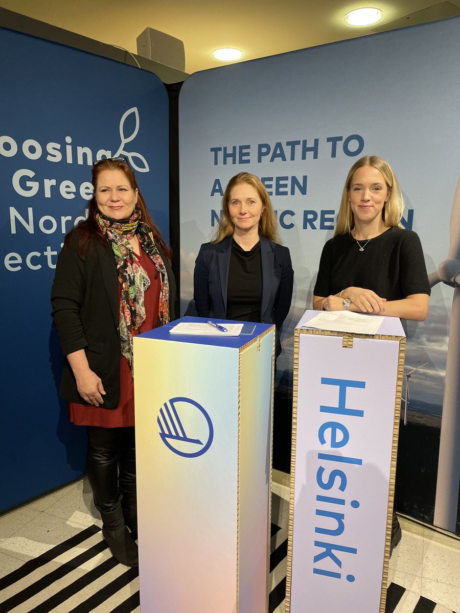 Strax startar sändningarna från Helsingfors circular Economy Good for Climate, Good for Business watch at @WeDontHaveTime or come to the venue at Kaisaniemenkatu 9 Helsinki ##circularnordic #circulareconomy #cop26 #choosinggreen @nordicinno @accenturefi