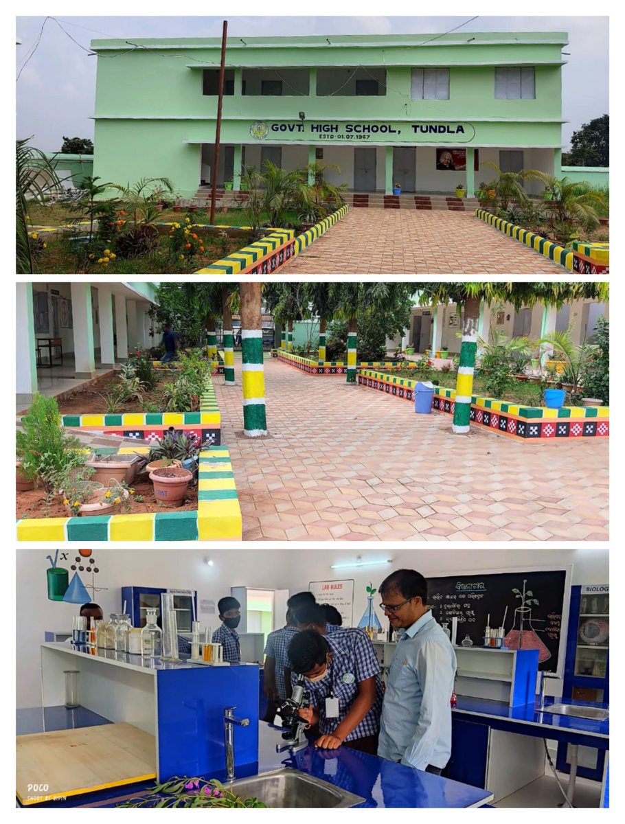 5THSTKLD's tweet photo. Govt High School, Tundla, Kesinga Block @DmKalahandi under 5T High School Transformation
@CMO_Odisha @SMEOdisha @MoSarkar5T

#5THighSchoolTransformation https://t.co/IVdyKX7qnN
