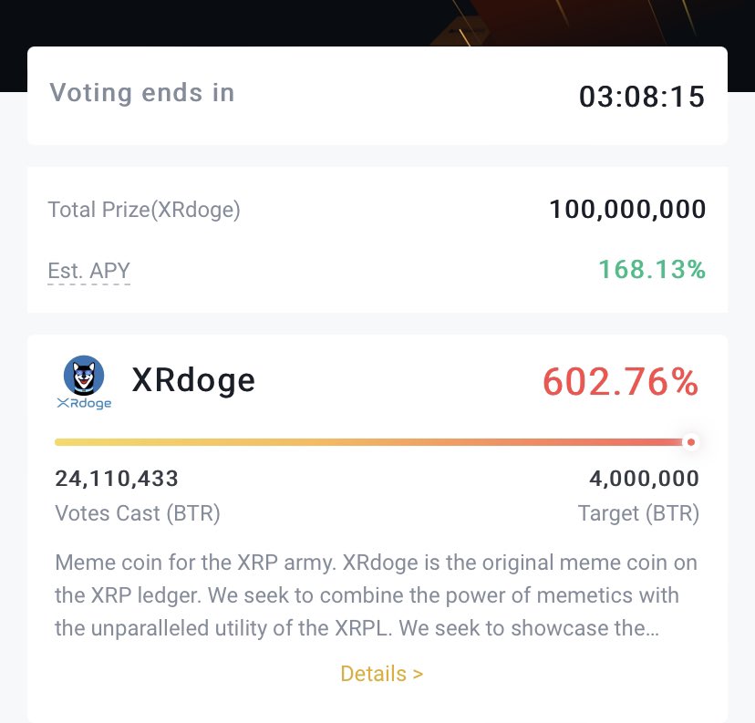 GIVEAWAY TIME‼️

3 winners will get 20,000 each of $XRdoge just do the following 👇🏻

• Follow <a href="/XRdoge/">XRdoge</a> and <a href="/XRDOGE_/">XRDOGE_</a> 
• Retweet this!

Thanks to those who voted!! Arf arf!!

You have until Nov 8! 🐕🐾
Eat the dip! 😉