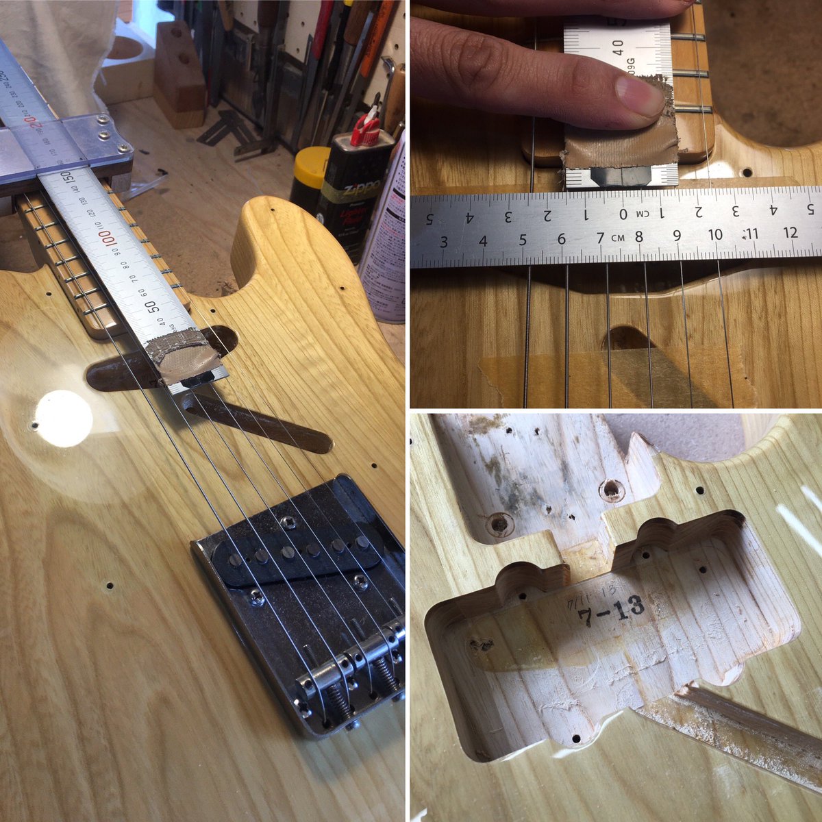 こちらはFender Japanのテレキャスター 。フロントPUをジャズマスター