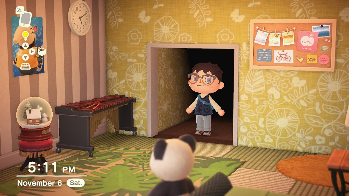 CryptidSeth's tweet photo. A few of my rooms with the new accent walls (:

 #AnimalCrossing #ACNH #NintendoSwitch https://t.co/0Kl2UyV64S