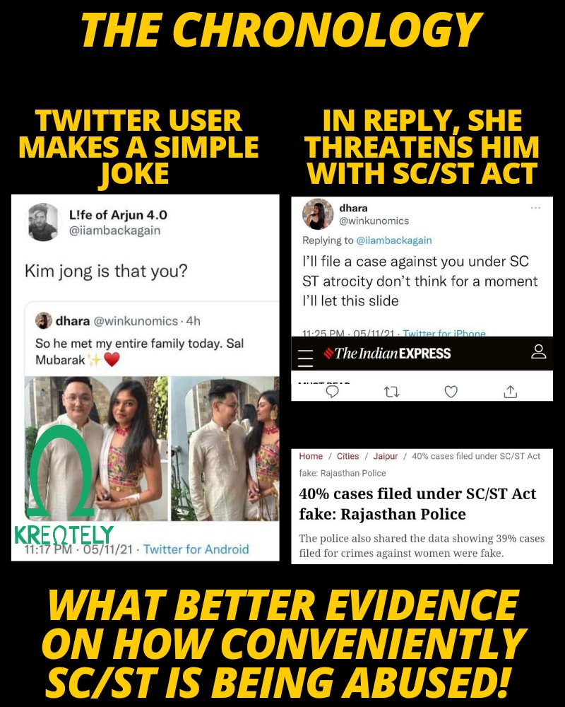 AngrySaffron's tweet photo. Does Kim Jong-un have a Dalit certificate?

#FakeScStCases #scstact https://t.co/7u1HQ7S8mK