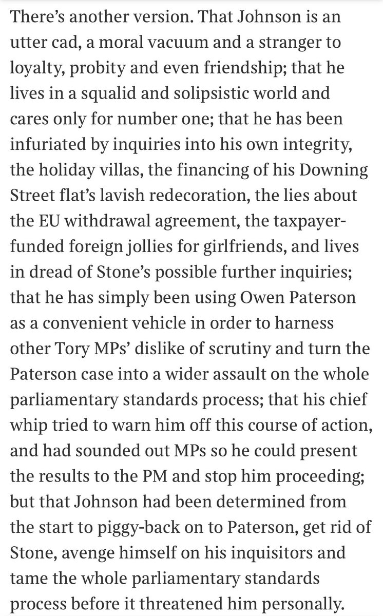 doctor_oxford's tweet photo. Please read Matthew Parris in @thetimes on Boris Johnson’s behaviour this week. Absolutely annihilating 👇 https://t.co/dwP534P3qr