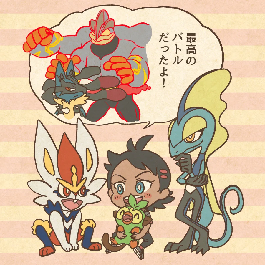 ポケモン　アニポケ　当選品　アクリルスタンド　ゴウ　インテレオン　エースバーン FDfuEnAacAInphK?format=webp&