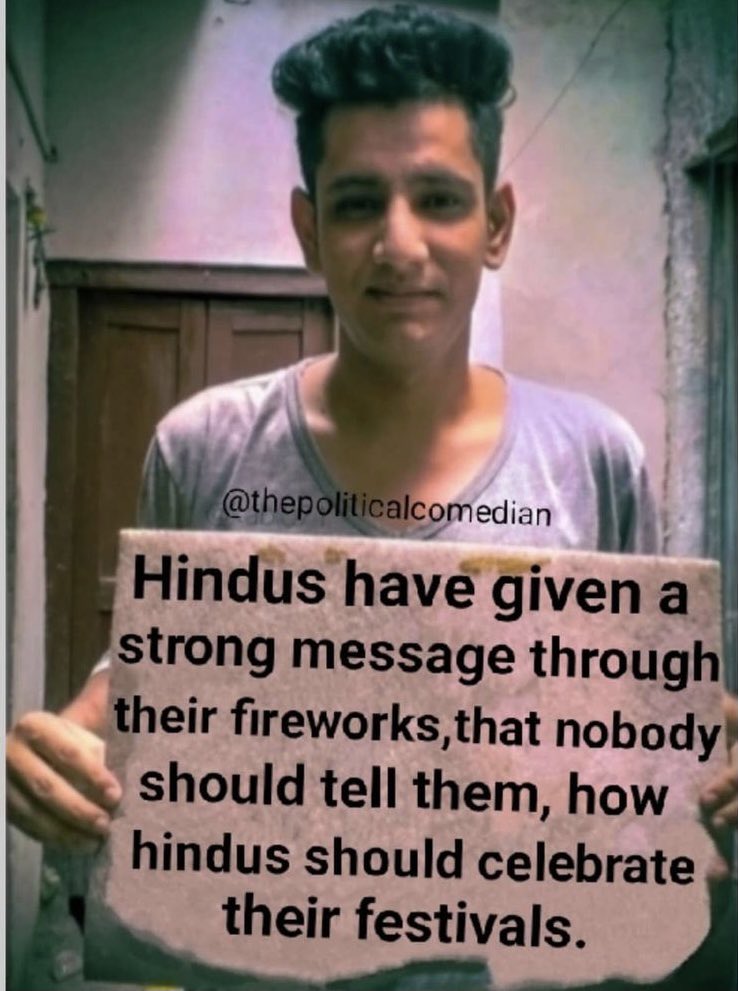 VlKAS_PR0NAM0's tweet photo. Message was very loud and clear this Diwali  ‘The more you try to suppress us , larger we get ‘

Don’t mess with us 🔥🔥 https://t.co/EwrcGKsdRN