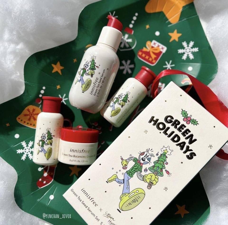 SeoulSpringShop's tweet photo. 💞Preorder💞Innisfree Green Holidays 2021

💸690฿

〰️Serum(80ml)
〰️Balancing Skin EX(30ml)
〰️Balancing Lotion EX(30ml) 
〰️Balancing Cream EX(20ml)

💛ของมาค่อยจ่าย แต่ห้ามเทน้าา💛
❌09/11/2021❌
#Springpreorder #พรีออร์เดอร์เกาหลี #พรีเกาหลี #เครื่องสำอางเกาหลี #ชี้เป้าโปรถูก https://t.co/257E2K6Z1C