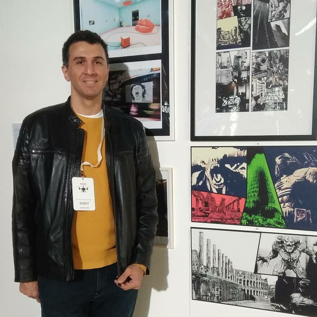 ELudoLab's tweet photo. Day One #romevideogamelab Cinecittà con gli artisti della gallery. Vi aspettiamo fino a domenica sera 🕹️🖼️🎮🏛️ https://t.co/D0S0zPUMSM
