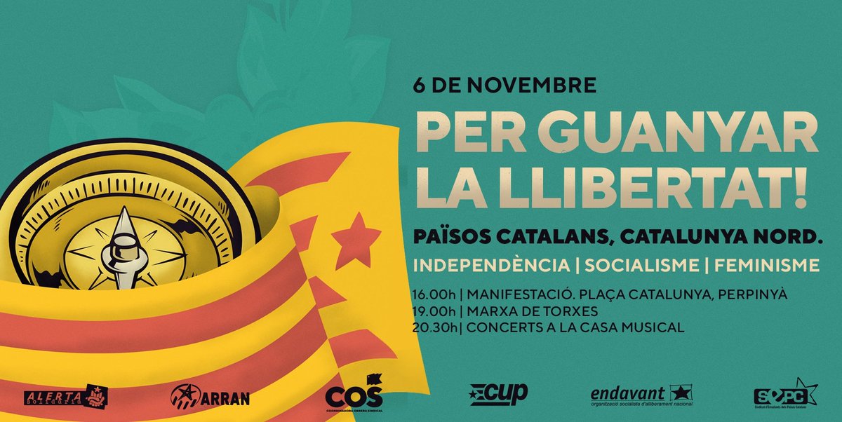 📌 AVUI | Ens sumem a les convocatòries del «Col·lectiu 7 de novembre» a #Perpinyà. 

👉 #SemCatalunyaNord, fem Països Catalans. Un país per viure-hi! 🧭✌️