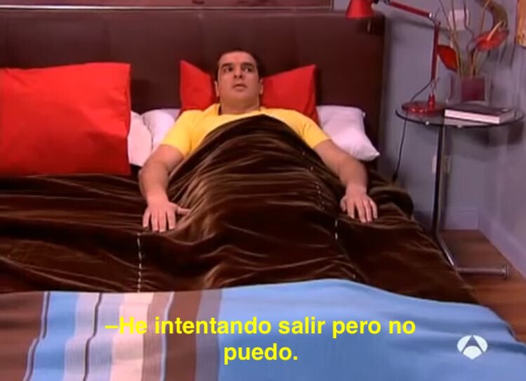 De la cárcel se sale pero del edredón a las 9 de la mañana con este frío no