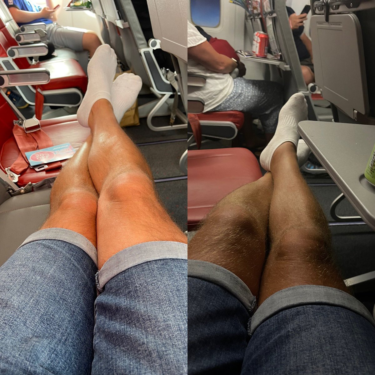 dw1972's tweet photo. Here we are again @jet2tweets @NCLairport don’t think our flights will be as empty as jul/aug 😂 #RowToOurselves #EmptyPlane #Tenerife https://t.co/KN9v5Y1rhV
