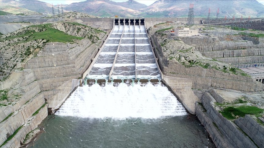 Открытое водохранилище. Илису (ГЭС). ГЭС В Турции. ГЭС В Турции DSI. ГЭС Ататюрка.