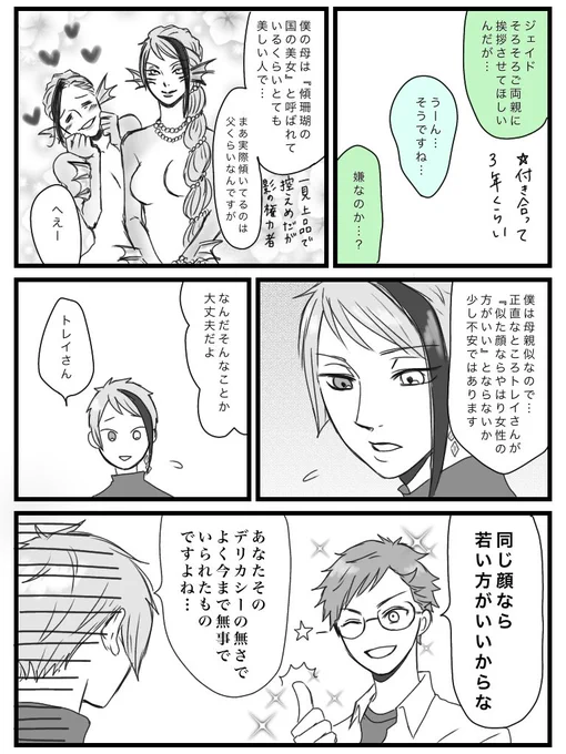 トレジェイ
リチ両親への挨拶
⚠︎捏造両親あり 