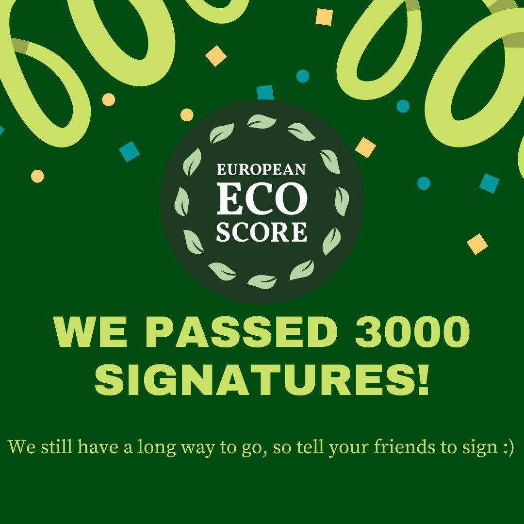 europeanecoscore.com Help us get to 1 million!