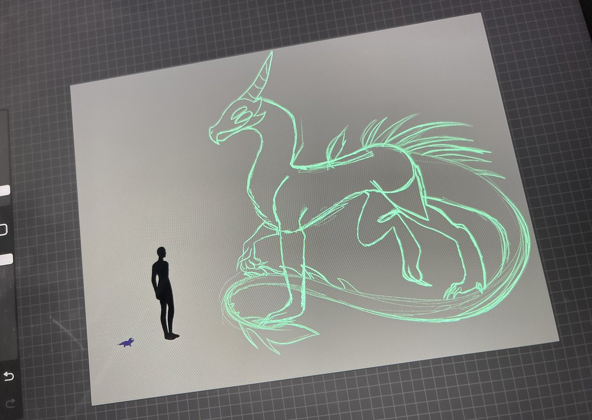 8w8Vis's tweet image. My Dragon Form Size Chart Is coming Together, I’m feeling better as well :3 #vtuber #sizechart #dragon #size #mystyle #art #Engvtuber