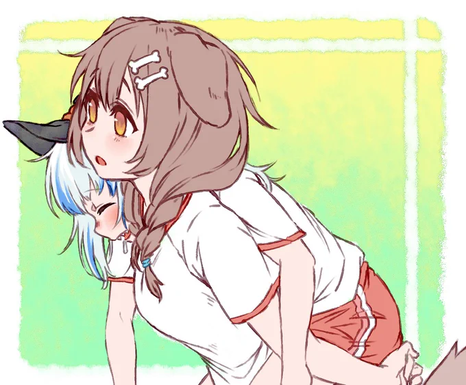 #ホロライブ大運動会2021 #できたてころね 「すばるちゃん!ぐらちゃんが動かないんだけどどうしよ～💦」 
