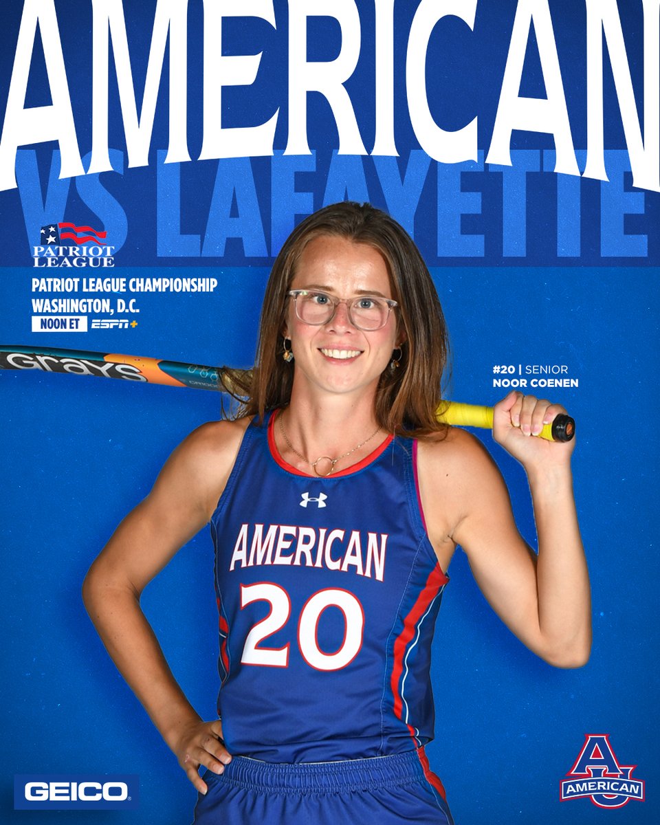 AU_FieldHockey's tweet photo. This is what it's all been for...

@PatriotLeague Championship
No. 17 #AUFH 🆚 Lafayette
🏡 Jacobs Complex
🕛 Noon
📊 https://t.co/XzvIT2goD5
📺 (ESPN+) https://t.co/dnp2u32ZYO

#BeAnEagle 🦅🏑 https://t.co/7Bpoh8CKrw
