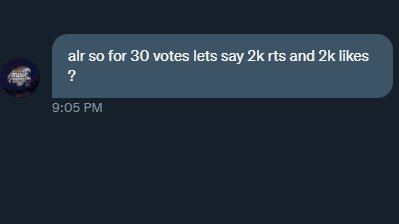 hailbeom_bear's tweet photo. 🗣 MOA'S !! I got a deal from @voteformama21 
 I need to reach 
✅ 2K LIKES
✅ 2K RETWEETS 

PLEASE THIS IS FOR 30 VOTES MOA's WE NEED TO HELP EACH OTHER !! FIGHTING !! https://t.co/KZdK9DUayn